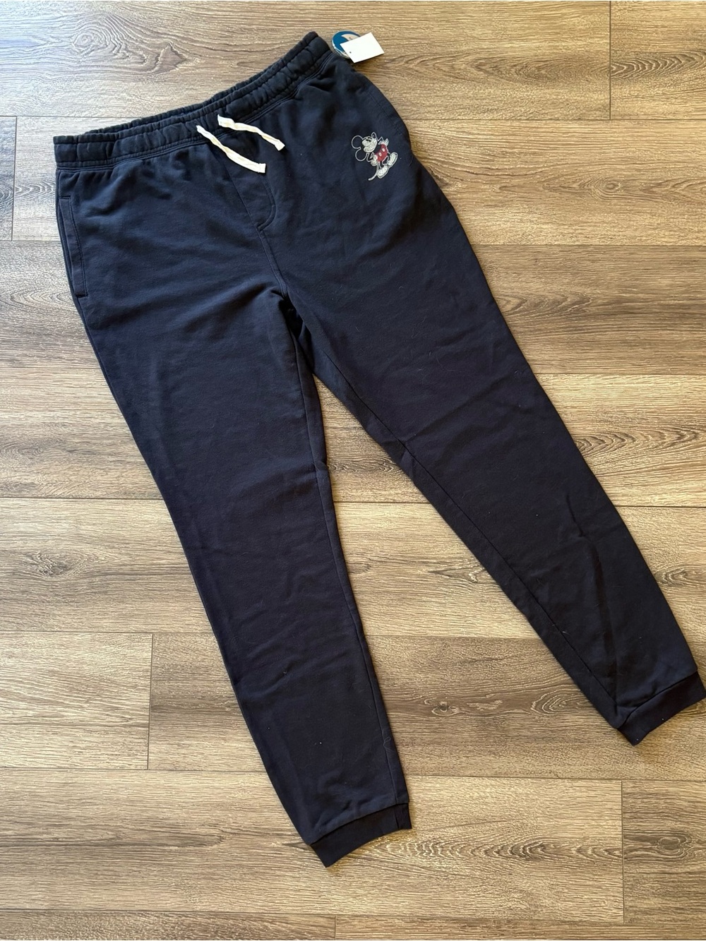 NWT Junk Food Clothing Mickey Mouse Navy Blue Men's Jogger Pants XXL